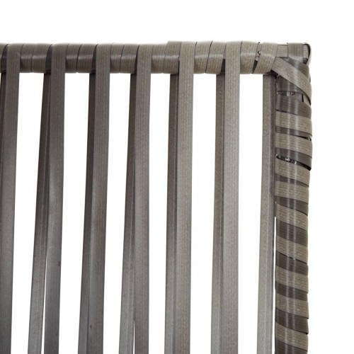 Rumdeler 5 paneler i polyrattan - grå, foldbar skærm
