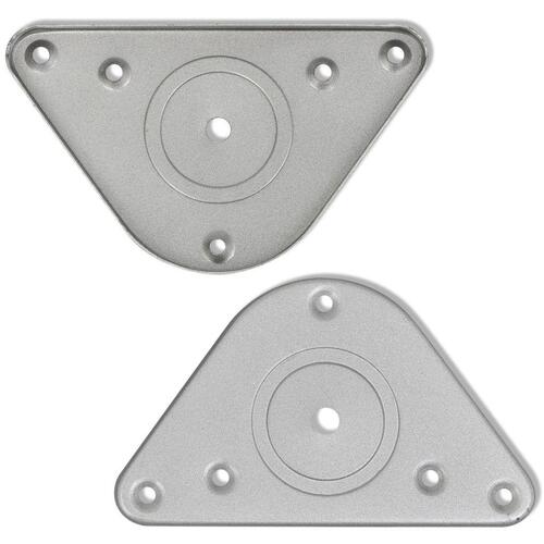 4 bordben, justerbar højde, krom, 1.100 mm