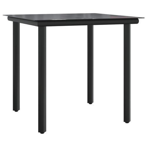Spisebordssæt til haven 5 dele med hynder polyrattan beige