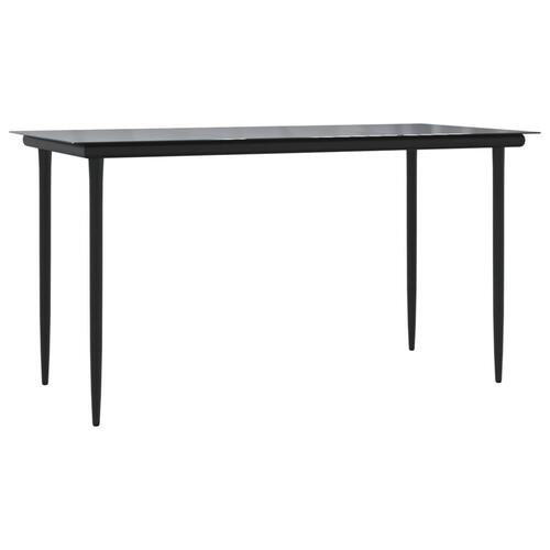 Spisebordssæt til haven 5 dele med hynder polyrattan beige