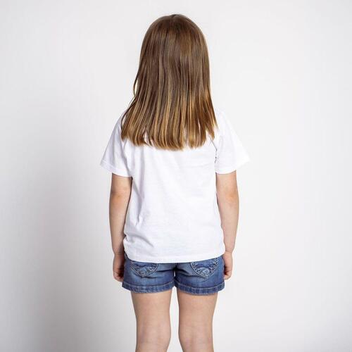 Børne Kortærmet T-shirt Stitch Hvid 5 år