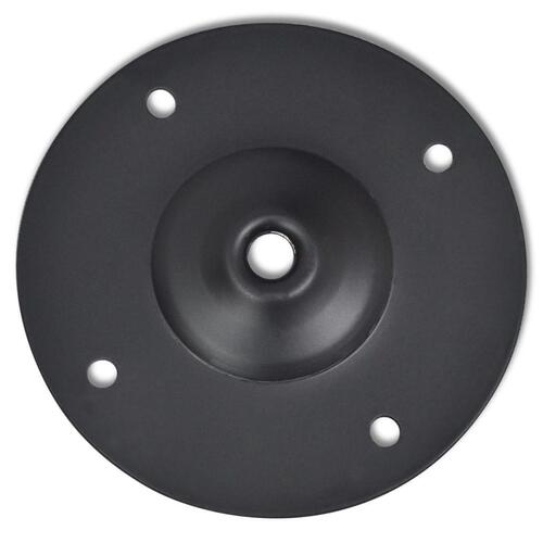 Teleskopiske bordben i sort 710 mm - 1100 mm