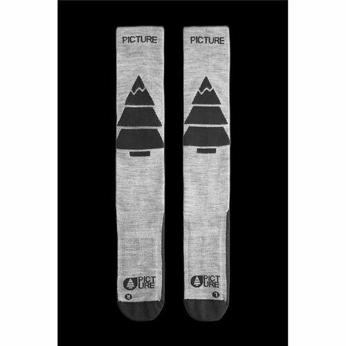 Sportsstrømper Picture Wooling Ski Sort/Grå Mørkegrå 40-43