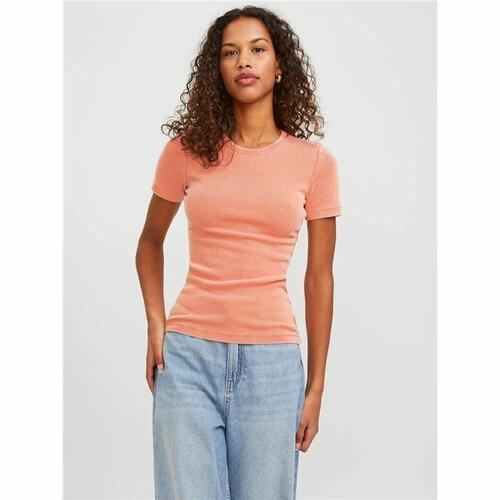 Kortærmet T-shirt til Kvinder Jack & Jones Jxfrankie Wash Ss Koral S