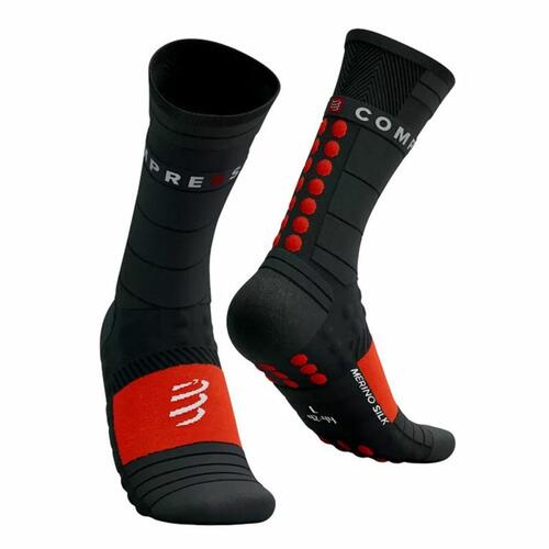 Sportsstrømper Compressport Pro Racing Rød Sort 35-38