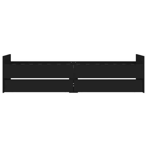 Sengeramme med skuffer 75x190 cm Small Single sort