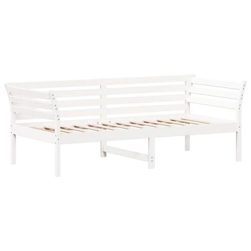 Daybed 75x190 cm massivt fyrretræ hvid