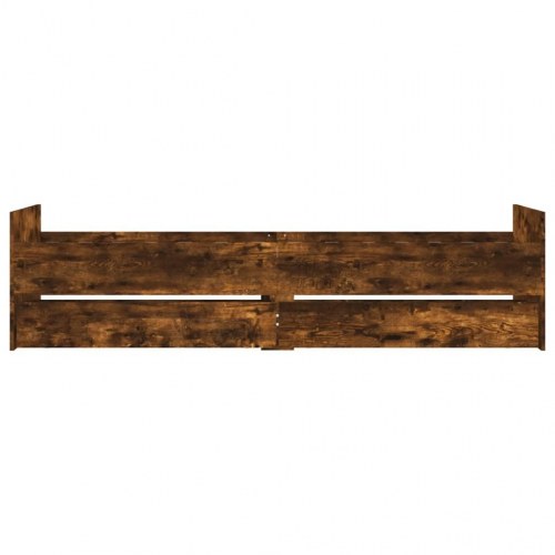 Sengeramme med 2 skuffer 75x190 cm Small Single - røget egetræ