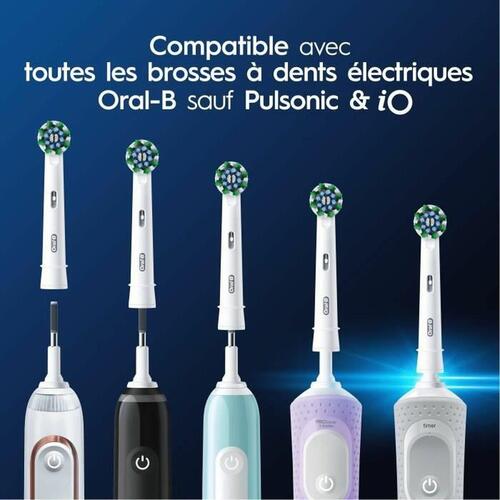 Tandbørstehoved Oral-B 6 enheder Hvid