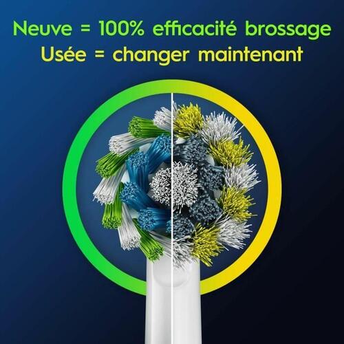 Tandbørstehoved Oral-B 6 enheder Hvid