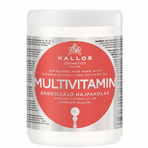 Nærende hårmaske Kallos Cosmetics Multivitamin 1 L