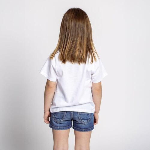 Børne Kortærmet T-shirt Minnie Mouse Hvid 5 år