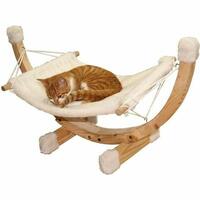 Hængende kat hængekøje Kerbl Siesta 73 x 36 x 34 cm Hvid