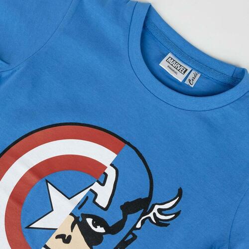 Børne Kortærmet T-shirt The Avengers Blå 10 år