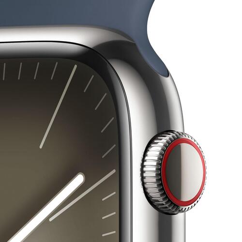 Smartwatch Apple S9 1,9" Blå Sølvfarvet Ø 45 mm