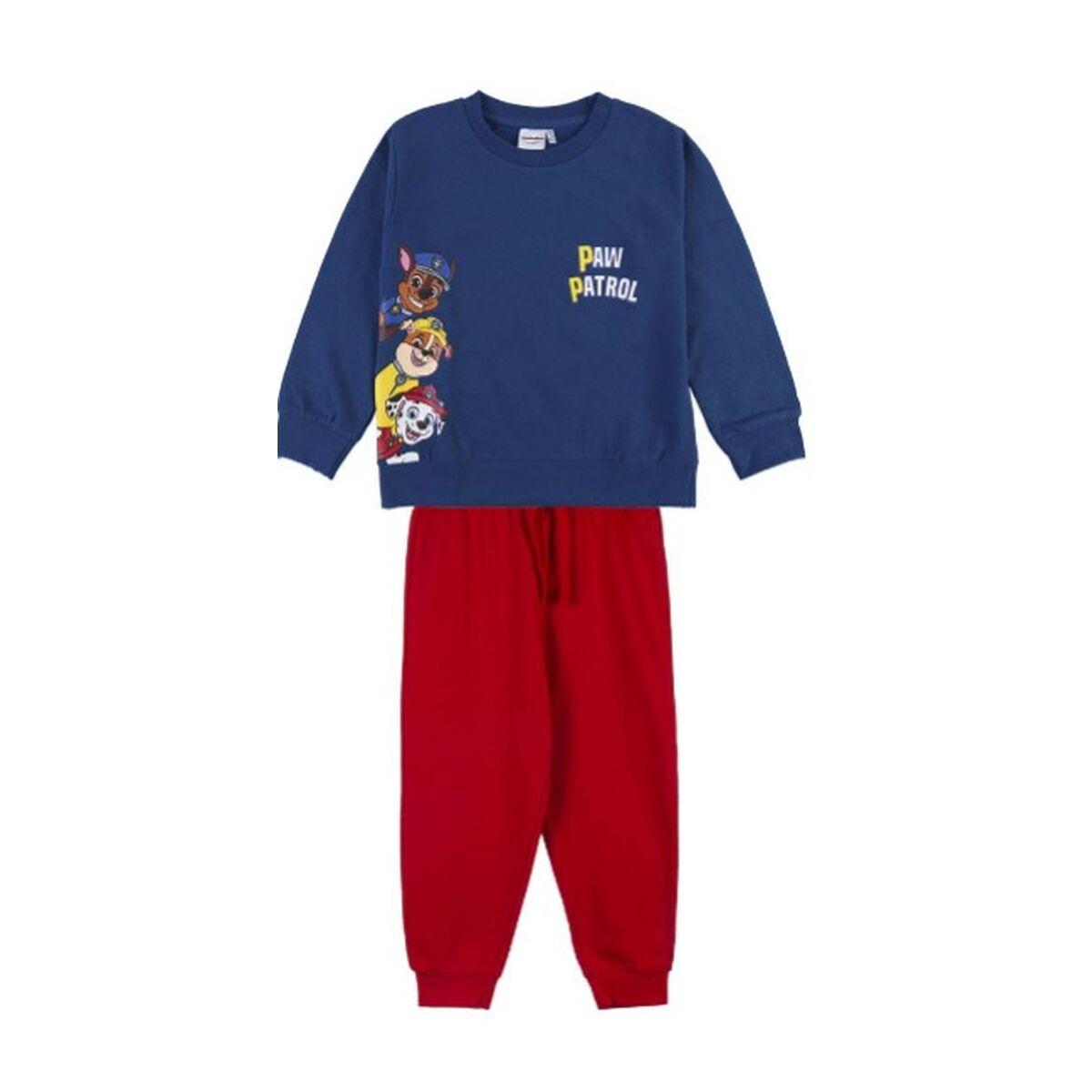 Træningsdragt til børn The Paw Patrol Mørkeblå 5 år