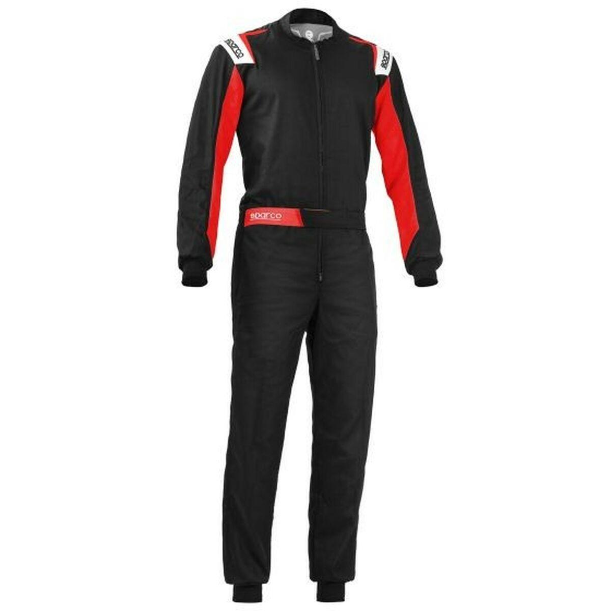 Racer Jumpsuit til børn Sparco Rookie Sort Rød 120