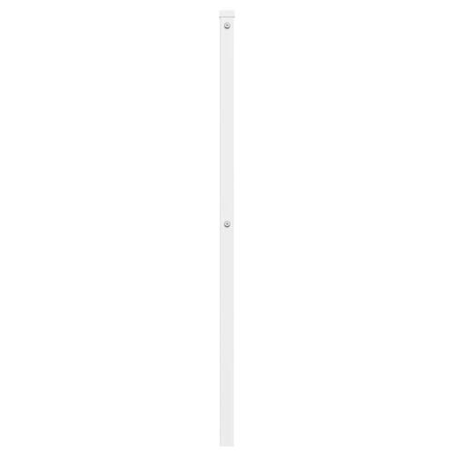 Sengegavl 107 cm metal hvid