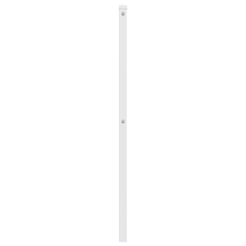 Sengegavl 160 cm metal hvid