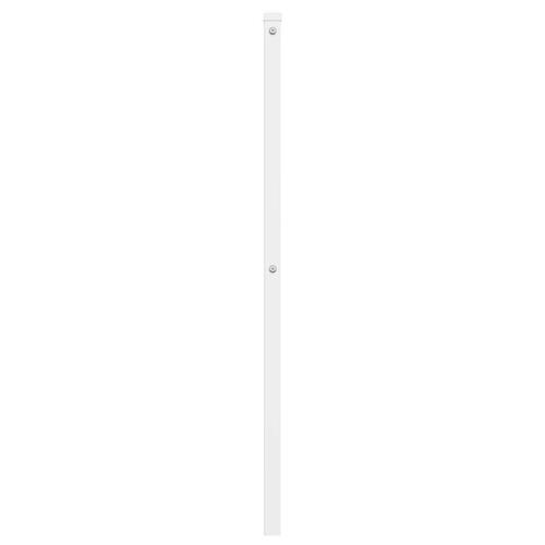 Sengegavl 193 cm metal hvid