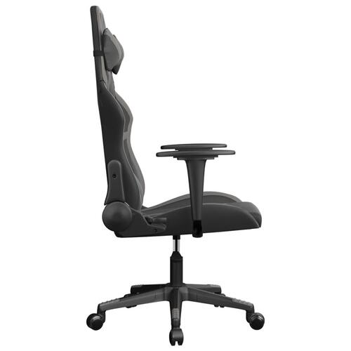 Gamingstol kunstlæder sort og grå