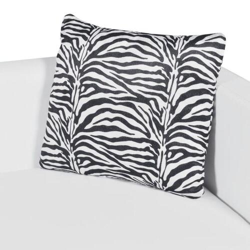Sofa 3-pers. kunstlæder hvid