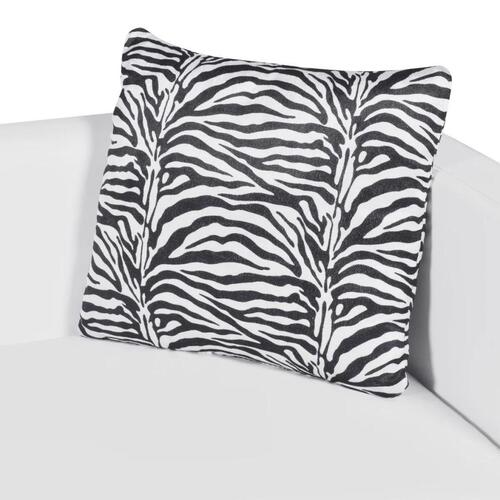 Sofa 2-pers. kunstlæder hvid