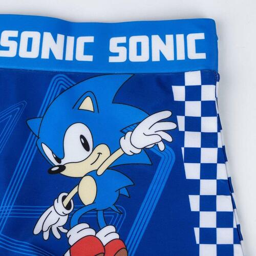 Drengebadebukserne Sonic Mørkeblå 8 år