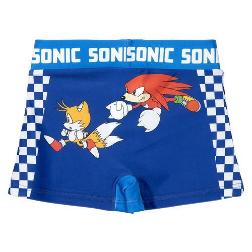 Drengebadebukserne Sonic Mørkeblå 8 år