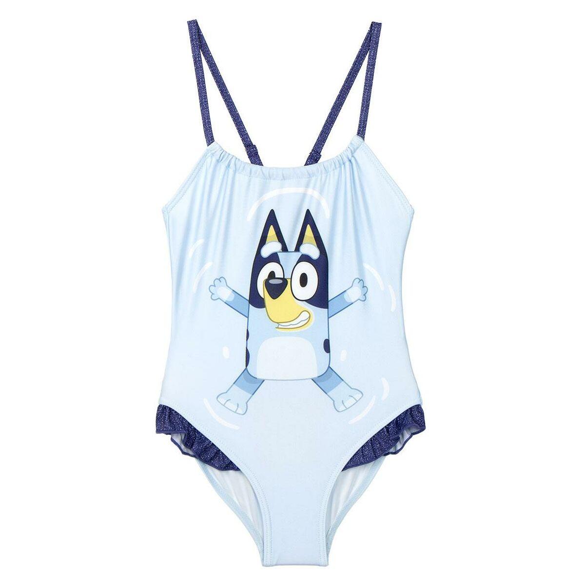 Badedragt til piger Bluey Lyseblå 3 år
