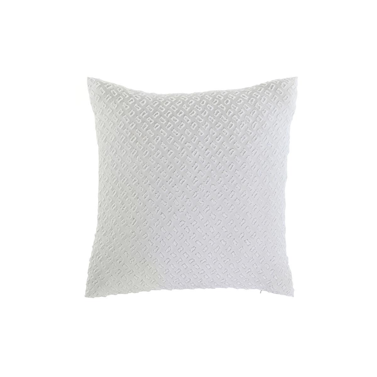 Pude Home ESPRIT Hvid 45 x 45 x 45 cm