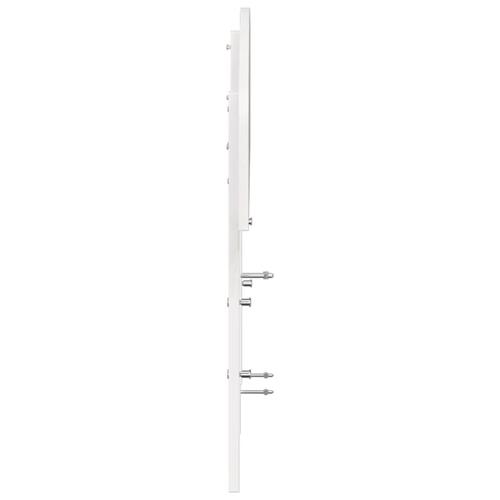 Sengegavl 200 cm massivt fyrretræ hvid