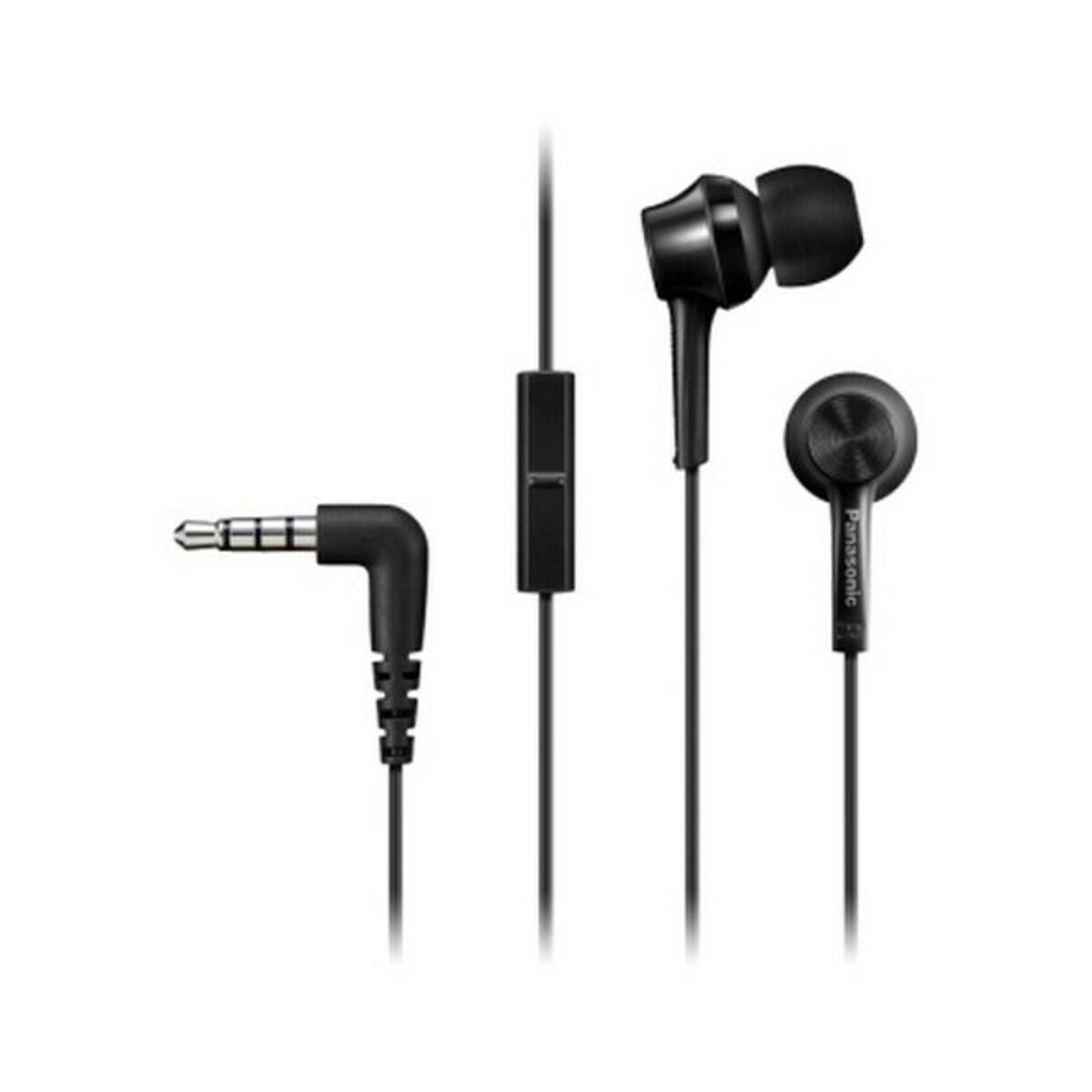 Hovedtelefoner med mikrofon In-Ear Panasonic Corp. TCM115E Sort