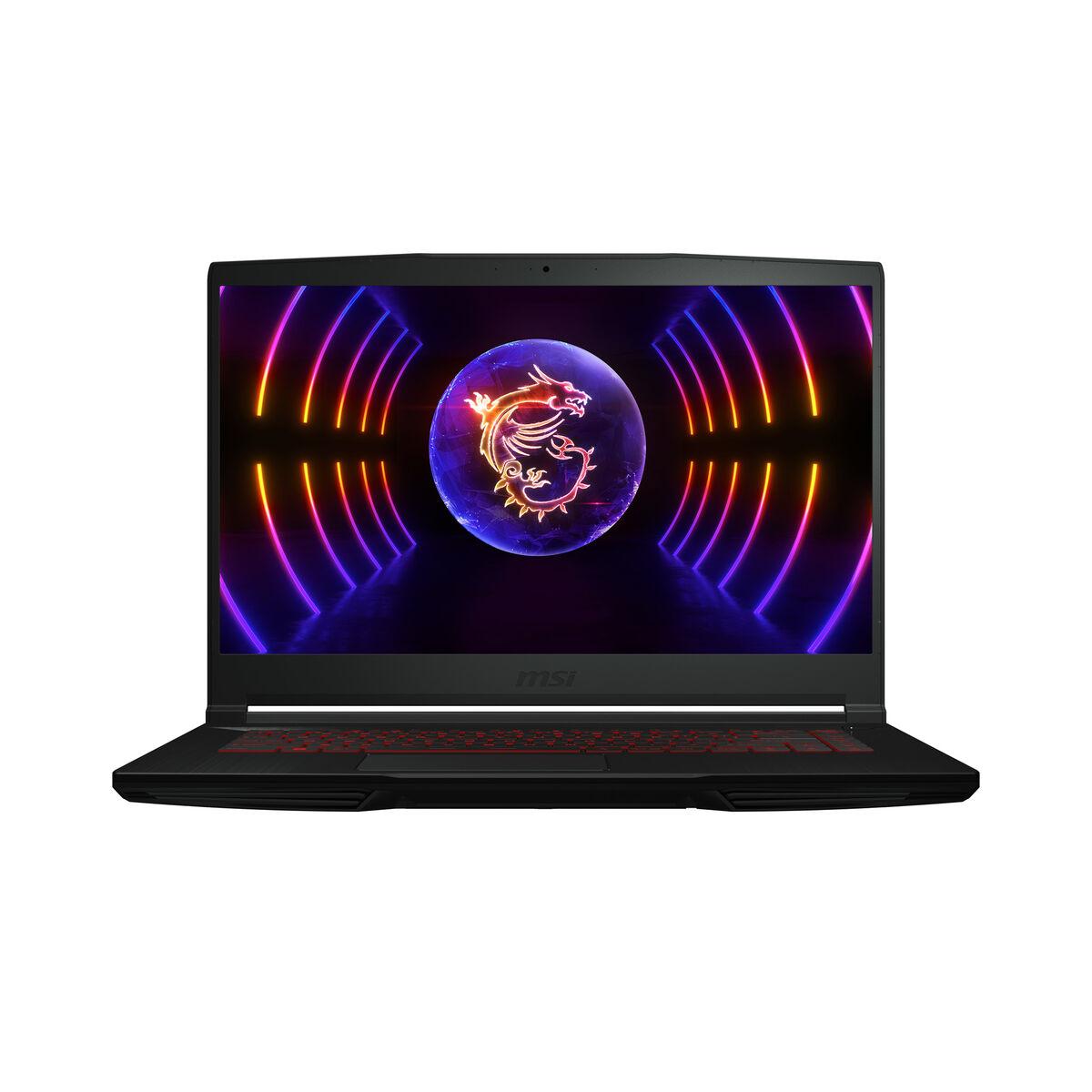 Bærbar computer MSI Thin GF63-1076XES 15,6" 16 GB RAM 512 GB SSD Nvidia GeForce RTX 2050 Spansk qwerty