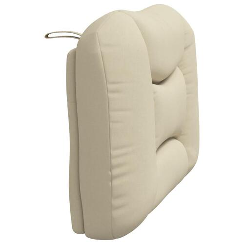Gavlpude 90 cm stof cremefarvet