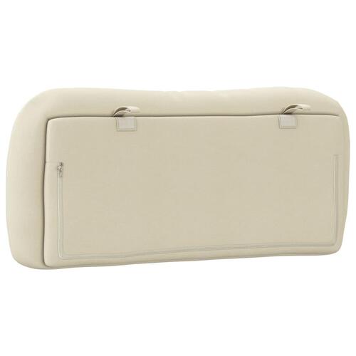 Gavlpude 90 cm stof cremefarvet