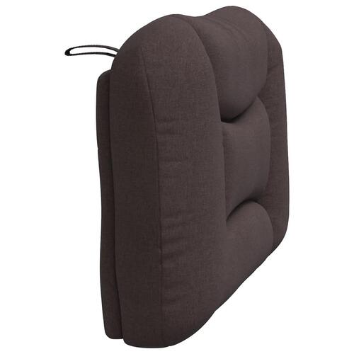 Gavlpude 80 cm stof mørkebrun