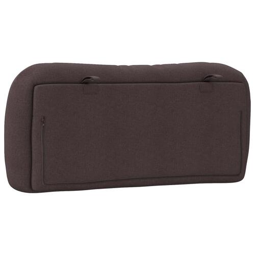 Gavlpude 80 cm stof mørkebrun