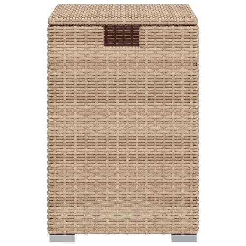 Gasflaskeskjuler 40x40x60 cm polyrattan beige