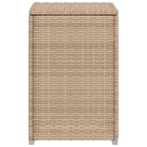 Gasflaskeskjuler 40x40x60 cm polyrattan beige