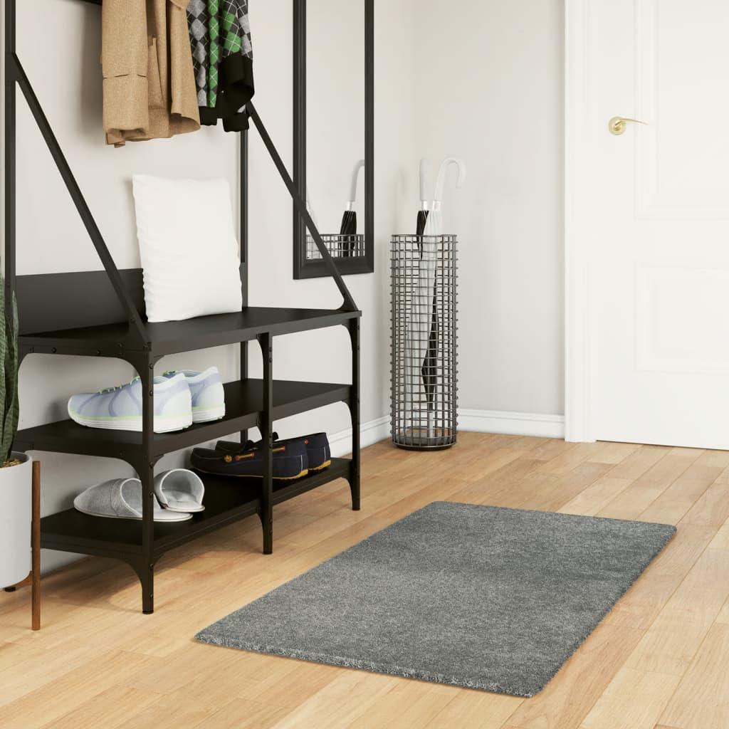 Shaggy Gulvtæppe Pamplona Høj Luv Grøn - 60 x 110 cm