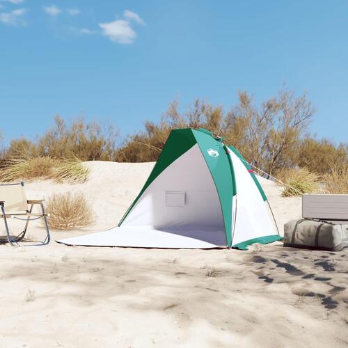 Strandtelt 268x223x125 cm 185T polyester havgrøn