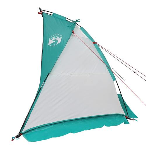 Strandtelt 268x223x125 cm 185T polyester havgrøn