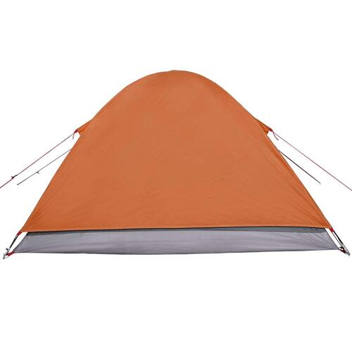 3-personers campingtelt vandafvisende kuppel orange