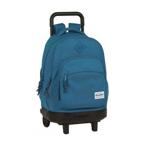 BlackFit8 skolerygsæk med hjul Compact Egeo - blå 33 × 45 × 22 cm