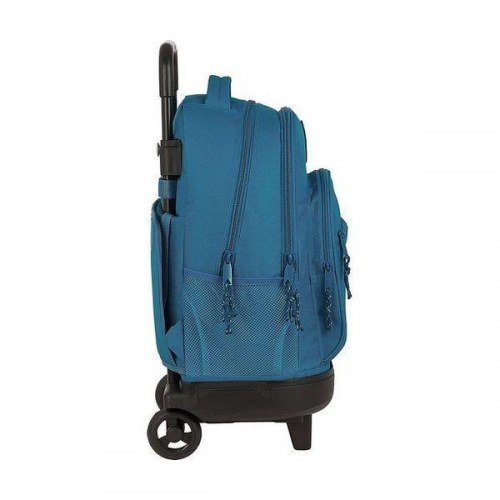 BlackFit8 skolerygsæk med hjul Compact Egeo - blå 33 × 45 × 22 cm