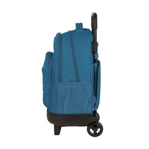 BlackFit8 skolerygsæk med hjul Compact Egeo - blå 33 × 45 × 22 cm