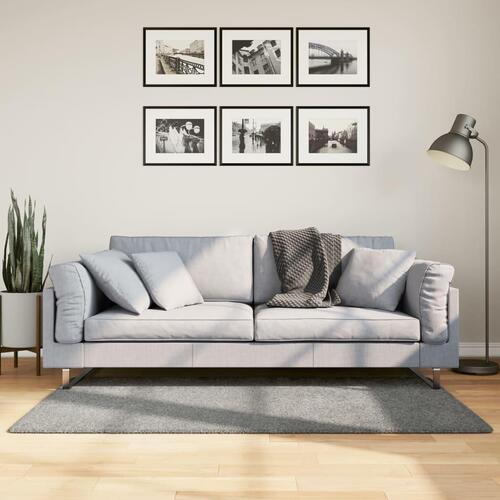 Shaggy gulvtæppe PAMPLONA 60x150 cm høj luv grøn