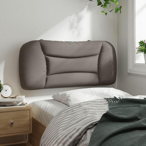Gavlpude 90 cm stof gråbrun