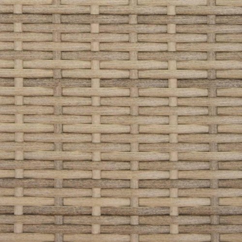 2-personers havesofa med baldakin og skamler - beige